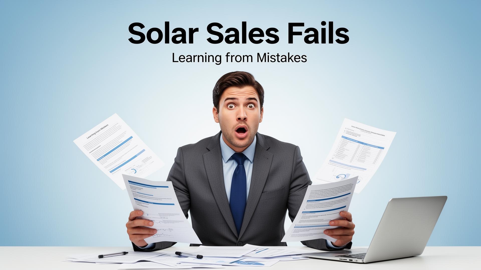 Solar Sales Fails