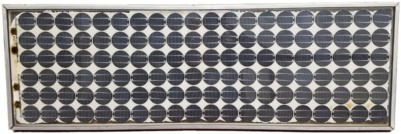 vintage solar panel from 1970s
